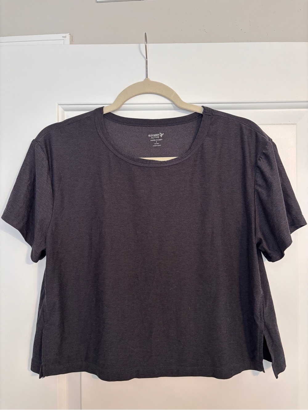 Old Navy Charcoal Crewneck Short Sleeve Tee